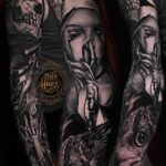Tattoo By: Drew Harris West Chesters Black and Grey realism Specialist