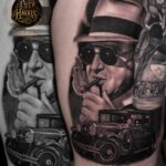 Tattoo By: Drew Harris West Chesters Black and Grey realism Specialist