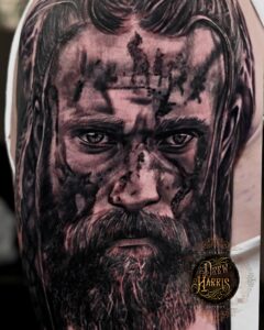 Tattoo By: Drew Harris West Chesters Black and Grey realism Specialist