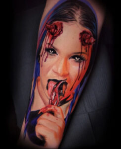 Tattoo By: Will Pollock Neon color, and Color realism artist