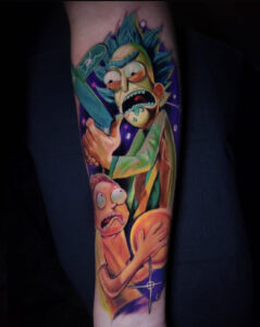 Tattoo By: Will Pollock Neon color, and Color realism artist