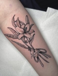 Lilly Tattoo by Rachel Rush at Double Diamond Tattoos in West Chester