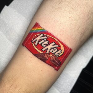 Kit Kat Tattoo by Rachel Rush at Double Diamond Tattoos in West Chester