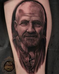 Portrait Tattoo by: Drew Harris at Double Diamond Tattoos in West Chester
