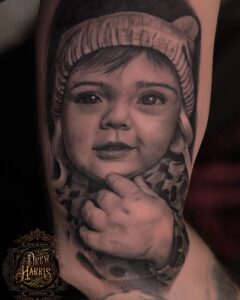 Portrait Tattoo by: Drew Harris at Double Diamond Tattoos in West Chester